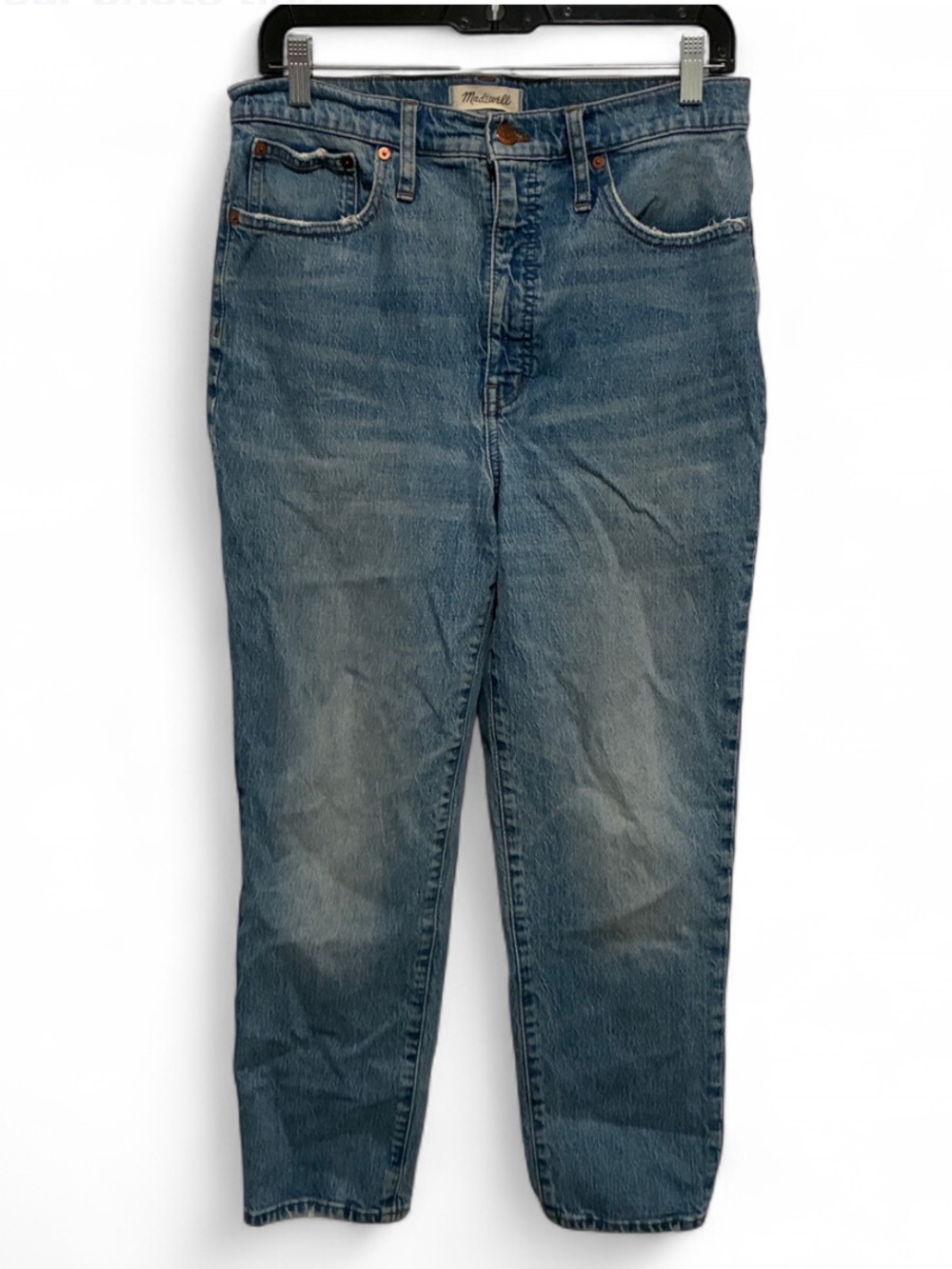 Madewell Classic Straight-Leg Denim Jeans in Blue